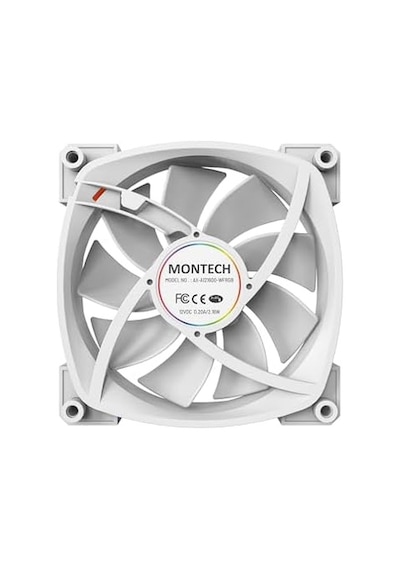 Ax 120 Argb Fan 1600pwm, High-end Durability, Silent Performance, And Stunning Argb Design 120mm, White
