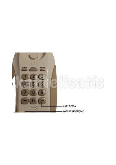 Multitek Md50 Daire İnterkom Telefon