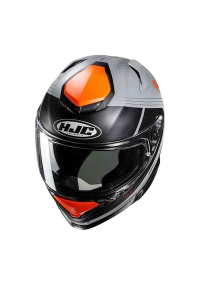 Hjc Rpha71 Frepe Mc7sf Kapalı Kask Siyah - Gri - Turuncu
