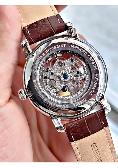 Tı-591f Tıger Otomatik Çelik Erkek Saati Metalik