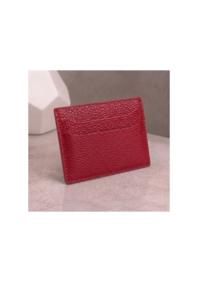 Nahitatyana Hakiki Deri Unisex Kartlık %100 Gerçek Deri Kırmızı Renk Kırmızı - 923596328 Kırmızı