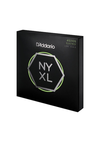D'addario Nyxl45105. Set Long Scale. Light Top / Med Bottom. 45-1