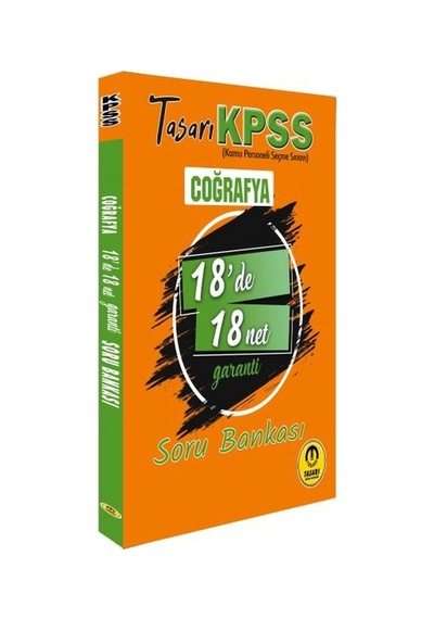 Tasarı Kpss Coğrafya 18'De 18 Net Soru Bankası