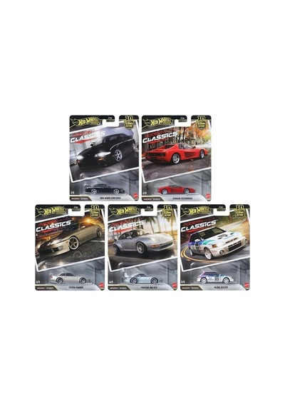 Premium Modern Classics 5'li Araç Set Ferrari Testarossa Porsche 993 Gt2 Nissan Silvia