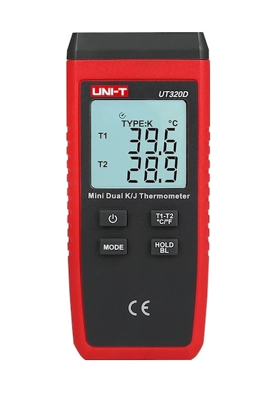 Unit Ut320d Mini Dijital 2 Kanal Termometre