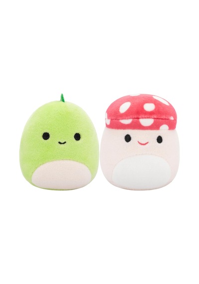 Micromallows Squishmallows Mini Yumuşak Peluş Oyuncak 6 Lı Figür Seti - 6 Cm - Model - 2 Çok Renkli