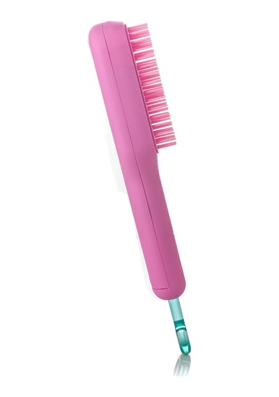 Proco Beauty Pro Kendini Temizleyen Saç Fırçası - Saç Açma Tarama Masaj Fırçası- Soft Touch Pembe