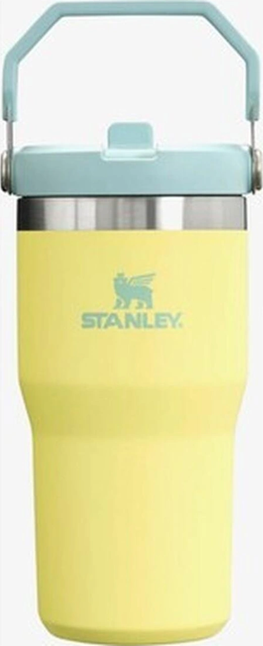 Stanley The Iceflow Flip Straw 2.0 Tumbler 0.6l Unisex Sarı Termos.048 Siyah - Yeşil