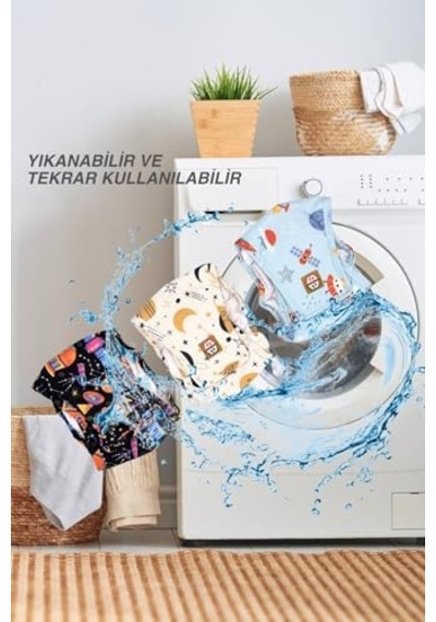Erkek Köpek Çiş Bezleri, 3'lü Avantajlı Paket, 1 Paket 3 Farklı Desen Space, Small