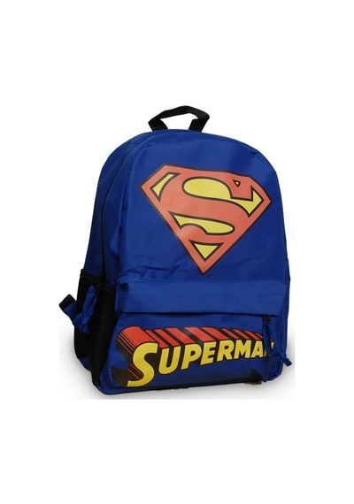 Atlantis Superman Logo Sırt Çantası Mavi Çok Renkli