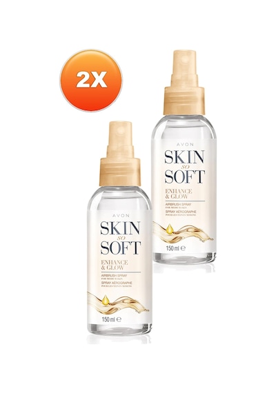 Avon Skin So Soft Enhance & Glow Nemlendirici Sprey Vücut Yağı 2 x 150 ML