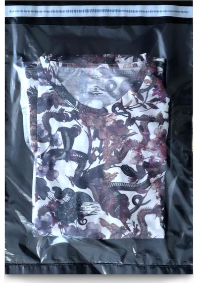 Siyah-Şeffaf Poşeti 48X62+4 Cm - 50 Adet