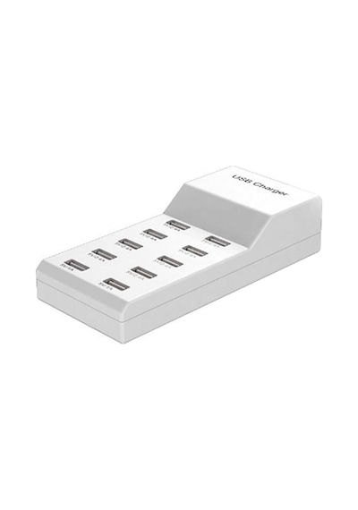 Usb Şarj Cihazı Çoklu, 10'lu Usb Hızlı Şarj İstasyonu Hub Çoklu Usb Bağlantı Noktası Şarj Cihaz