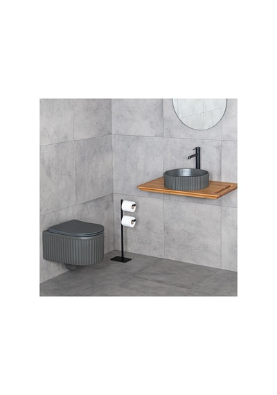 E-w1001mf Tezgah Üstü Mat Füme Lavabo Renkli