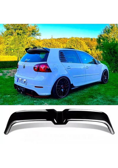 Vw Golf 5 2007-2008-2009 Plastik Parlak Siyah Martı Spoyler