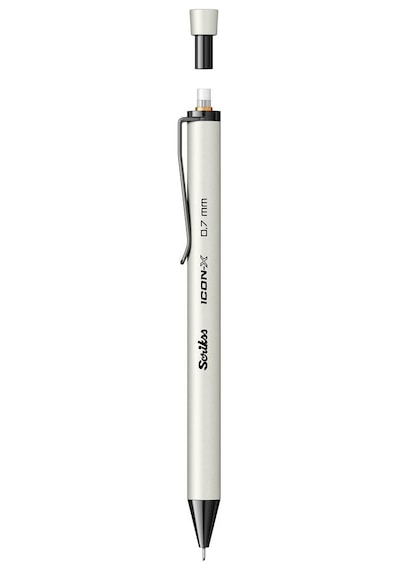 Scrikss Icon-x Metal 0.7 Mm Versatil Kalem Beyaz Beyaz
