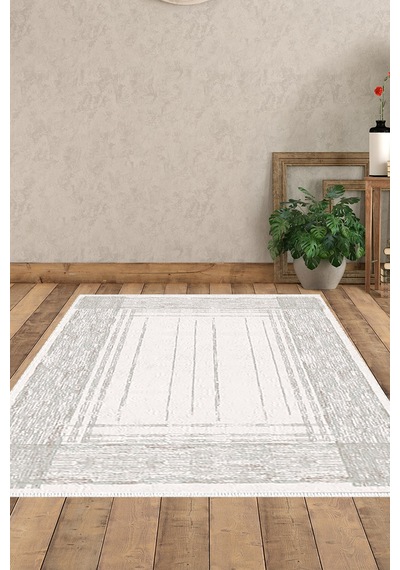 Dekoreko Kaymaz Taban Djt Salon Halısı Trend Modern M5076 Yeşil