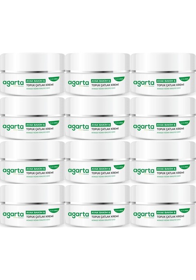 Agarta Ayak Ve Topuk Çatlak Bakım Kremi 100ml 12 Li Set