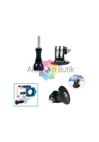 Sjcam Sj4000 Sj5000 M10 M20 - Vida Ve Monopod Bağlantı Adaptörü Çok Renkli