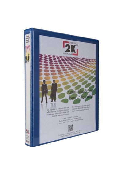 Evrak Sunum Tanıtım Firma Klasörü A4 Pvc 3 Cm 4 Halkalı 250 Yaprak Kapasiteli Ring Binder File 27,5x32 Cm Diğer