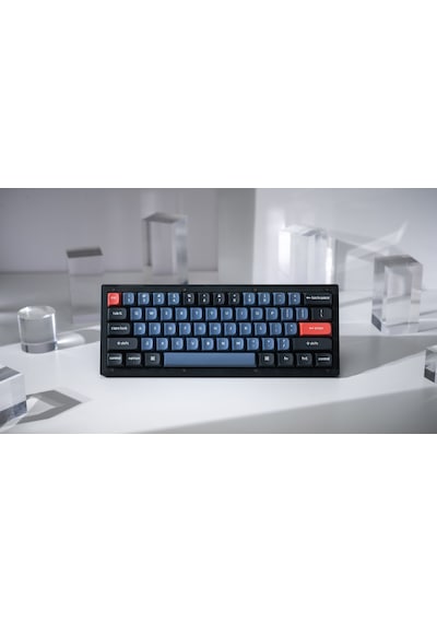 Keychron V4-B1 QMK Custom K Pro Red Switch RGB HotSwap Mekanik Klavye