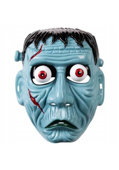Frankenstein Temalı Sallanan Oynar Gözlü Maske 5477 "