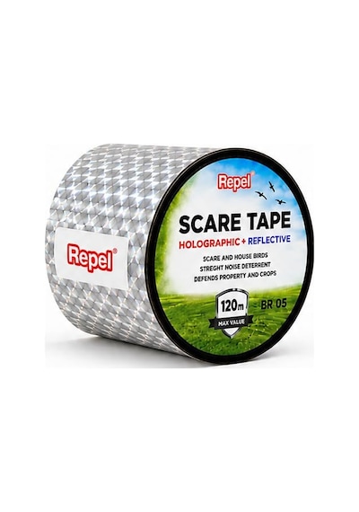 Repel Br 05 Holografik Kuş Kovucu Reflektör Şerit, 120 Mt, 5 Cm Genişlik