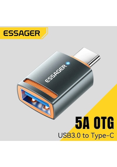 Essager Type-c To Usb 3.0 Hızlı 5a 5gbps Çevirici Dönüştürücü