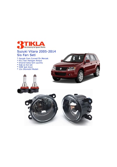 Suzuki Vitara 2013 Sis Farı Set Oem: 8200074008
