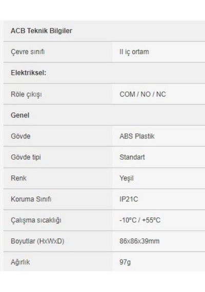 Eds Acb Acil Çıkış Butonu