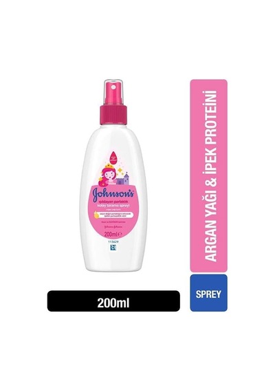 Baby Işıldayan Parlaklık Kolay Saç Tarama Spreyi 200 Ml Açik Gri
