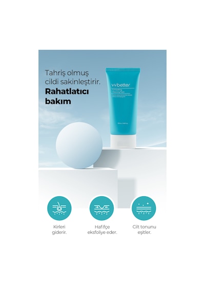 Vvbetter Cleansing Foam 5.5 Soothing Yüz Temizleme Jeli 120 ML