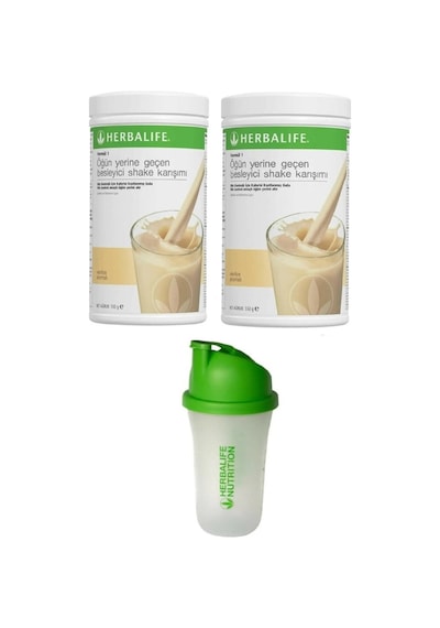 Herbalife 2 Adet Vanilya Shake Ve 1 Shaker