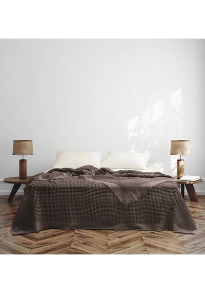 Majoli Optimus Yatak Örtüsü Ve Pike Çift Kişilik Kutulu 240x260 Stone