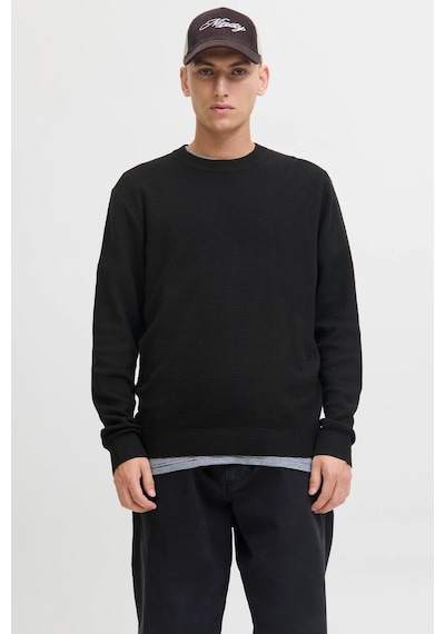Jack & Jones Jcotier Erkek Kazak Siyah
