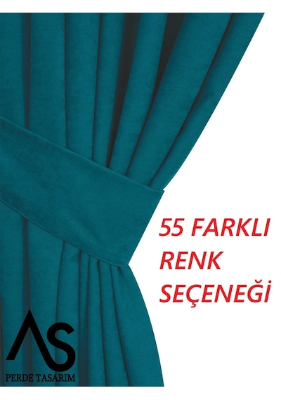 AS Perde Mat Soft Fon Perde Çok Renkli