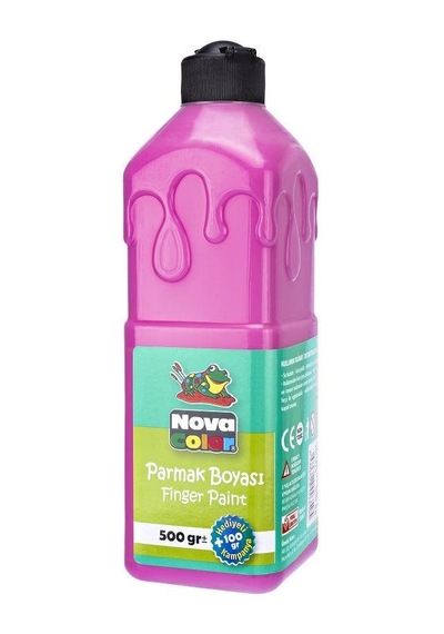 Parmak Boyası Pembe 250 Gr Nova Color