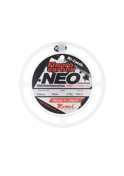 Momoi Hi-catch Neo %100 Fc Shock Leader 0.66mm-22.6kg. 50mt.