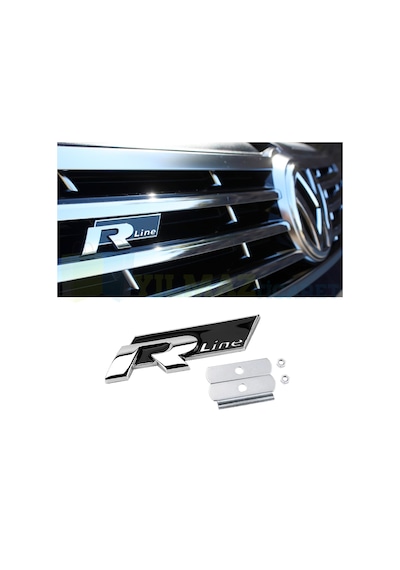 Volkswagen B8 Passat R Line Vidalı Ön Panjur Logo Arma Paslanmaz Çelik