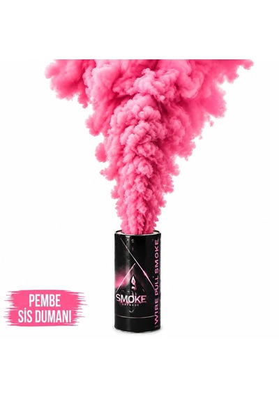 Pembe Renk Sis Pembe Duman 1 Adet 5477 "