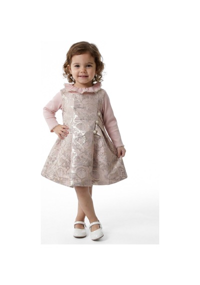 Xo Kids Kız Çocuk Elbise 3-12 Ay 2513 Pembe