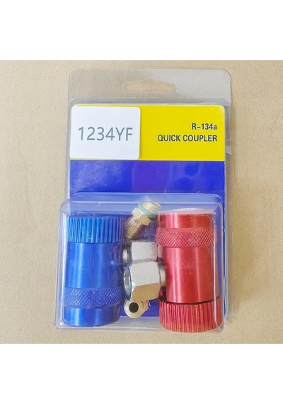 Wangxi R1234yf Soğutucu Hızlı Bağlantı Konnektör Adaptörleri Land Rover Jaguar Klima Manifold Ölçer Seti