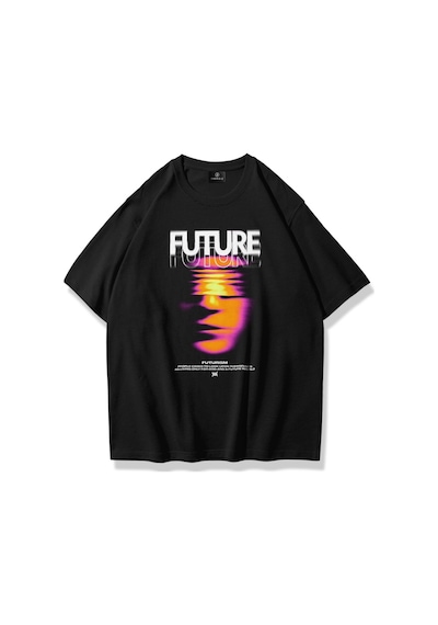 Flood Of Style Unisex Future Tshirt Siyah