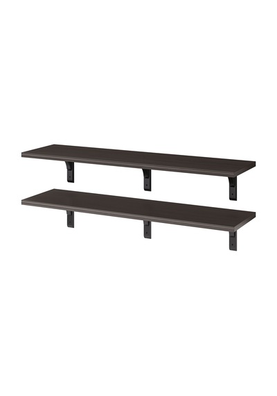 Ikea Bergshult/ramshult Duvar Rafı Kombinasyonu 120x30 Cm Kahverengi