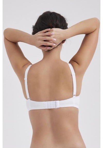 Moonlight 2165 Pamuk Cotton Minimizer Toparlayıcı Balenli Sütyen BEYAZ