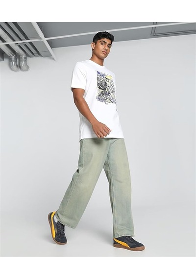 Puma Graphics Photoprint Tee Erkek Beyaz Tişört - 683213 02 Beyaz