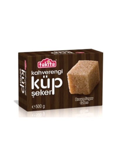 Takita Kahverengi Küp Şeker 500 G - 4 Adet Tarı