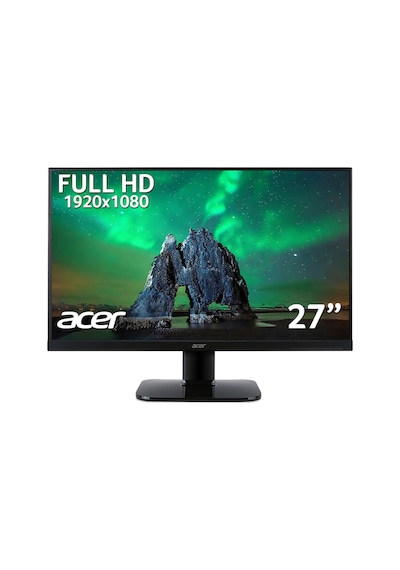 Acer KA270HBMIX 27" 1 MS 100 Hz VGA+HDMI+Hoparlör FreeSync Full HD VA LED Monitör