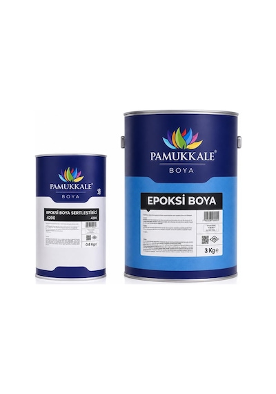 Pamukkale 4200 Epoksi Boya 3.6 Kg Ral 4010 Telemagenta2 Diğer