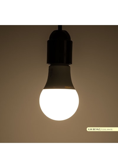 Ack 9w Led Ampul 4000k Günışığı E27 10'lu Eko Paket